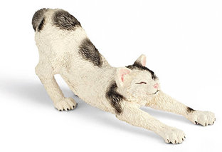 Stretching Male Cat figurine made by Schleich